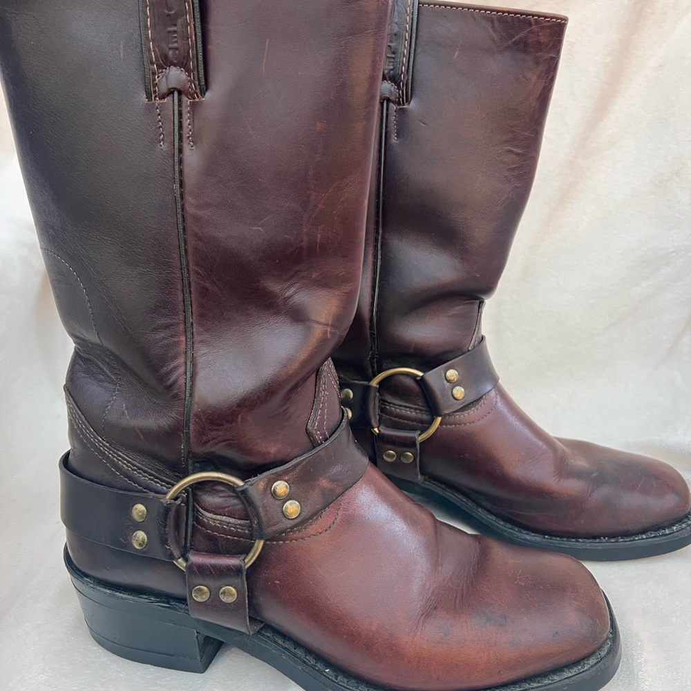 Boulet Women’s Leather Motorcycle Boots – Size 8.5